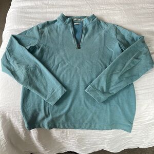 Men’s Peter Miller quarter zip sweatshirt. Size M